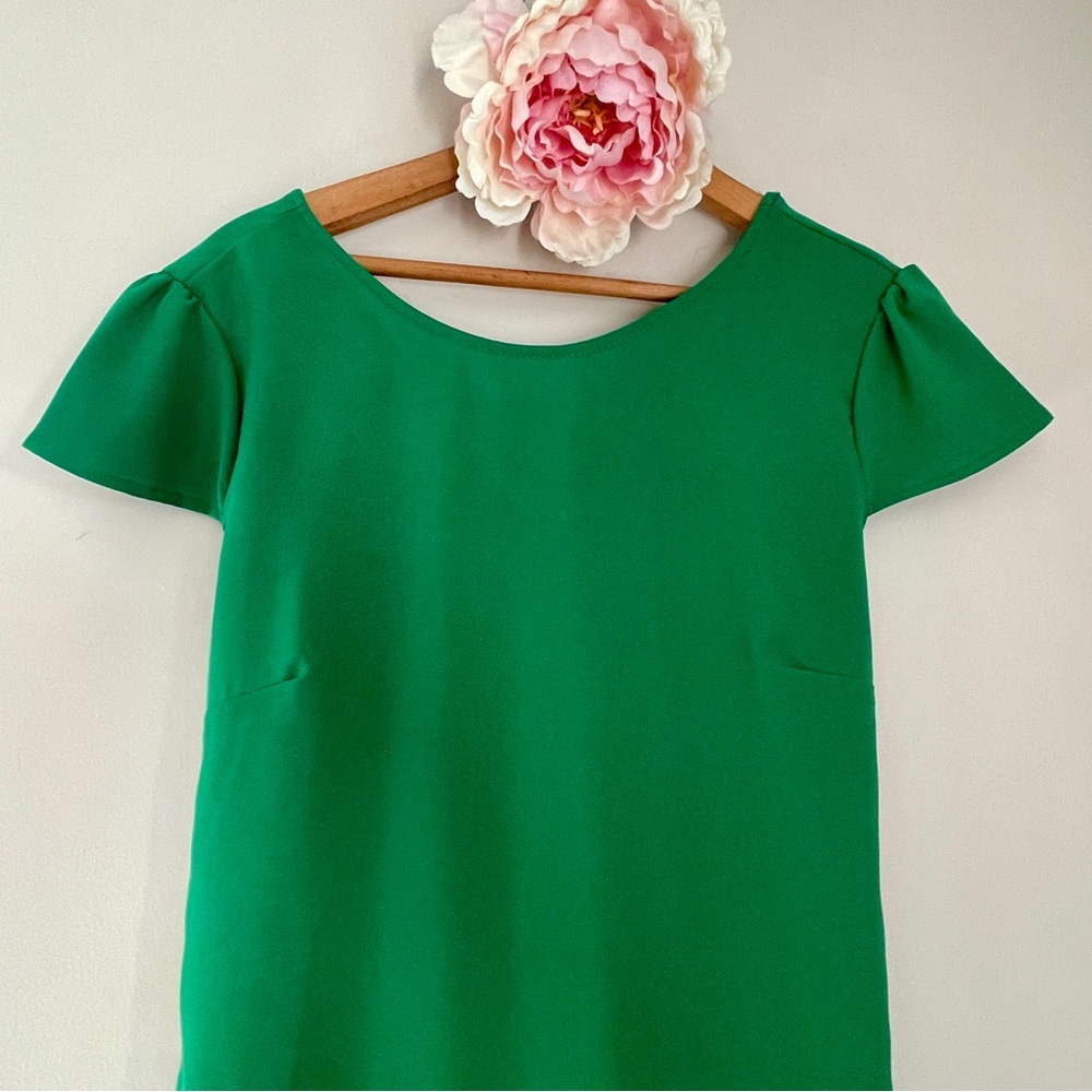 Ces Femme Kelly Green Dress Medium Style DY5408 Cut 0735 - Picture 3 of 9